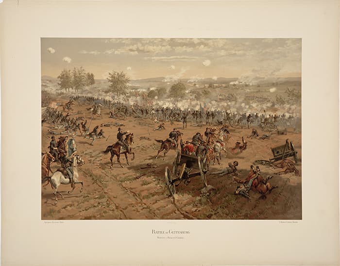Print of Battle of Gettysburg