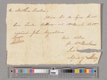 Financial accounts 1818-1819