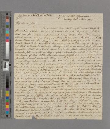 Thomas Gisborne Babington. Letter to Jean Babington