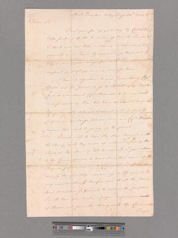 Letter from George Washington, headquarters Valley Forge, to General William Smallwood