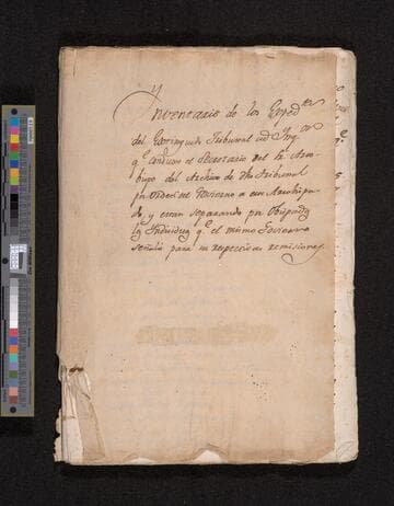 Inventario de los Expedientes del Extinguido Tribunal de la Inquisicion ... [Chronological list of Inquisition trials, 1525-1817]