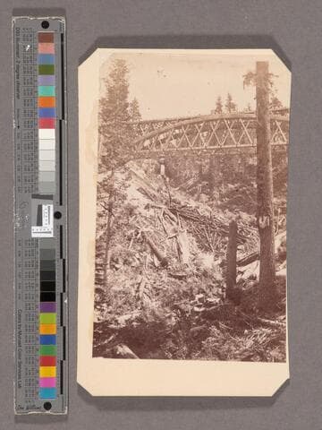 Upper Cascade Bridge. Above Cisco