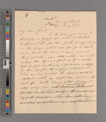 Sir James Stephen. Letter to Zachary Macaulay