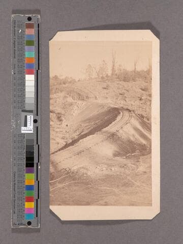 Embankment in Dutch Ravine, above Newcastle