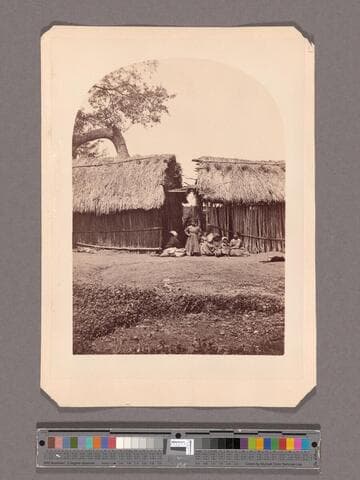 Indian huts, San Gabriel