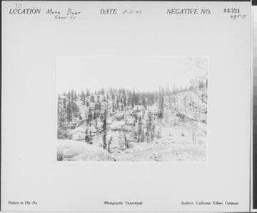 Big Creek, Mono-Bear Diversion - Camp 84