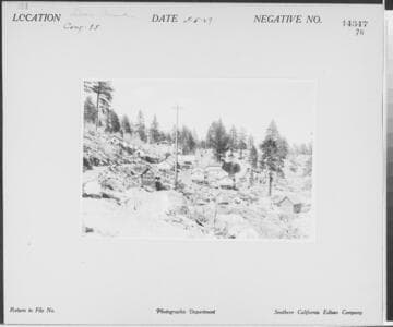 Big Creek, Mono-Bear Diversion - Camp 85