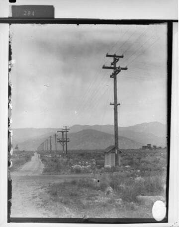 The Santa Ana River 33kV Line: the Junction Pole of Mill Creek #3 Hydro Plant and the Santa Ana River #1 Hydro Plant