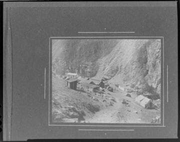 The headquarters construction camp at Kern River #1 Hydro Plant