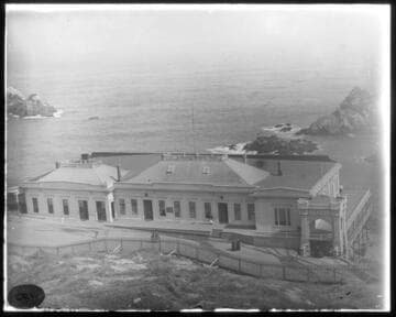 The Cliff House on the shoreline at San Francisco