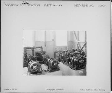 Dalton Substation - Interior