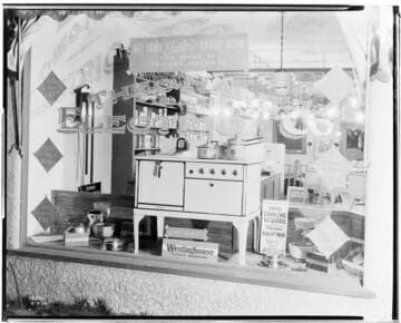 Dealer's store window display