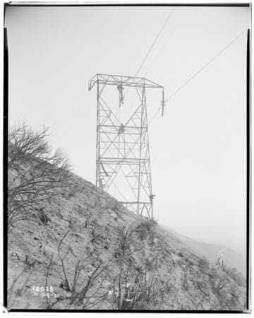 Eagle-Bell Transmission Line - Forest Fire above Altadena