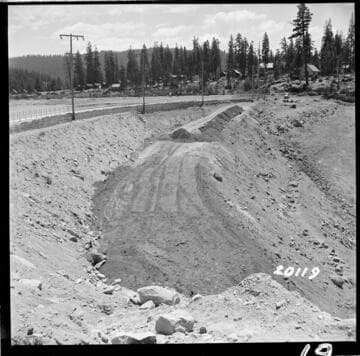 Backfill Dam #3 taken from North end of dam