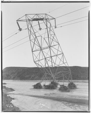 Big Creek Transmission Line - Storm damage of March 2nd