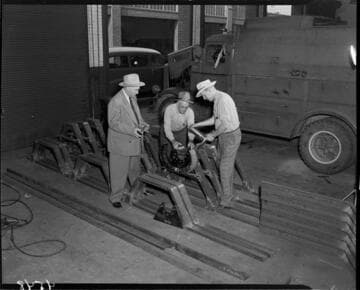 Construction of custom trailers for stringing and tensioning conductors