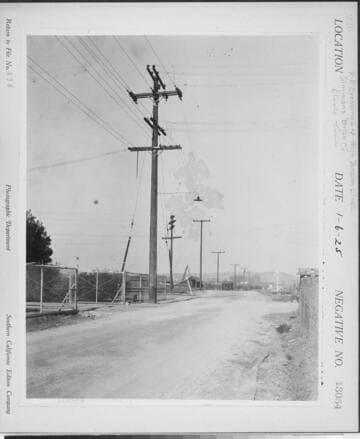 Distribution Lines - Railroad crossings of high tension lines