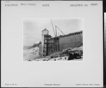 Big Creek Huntington Lake Dams