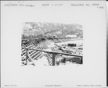 Big Creek, Florence Lake Dam