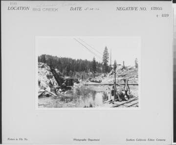 Big Creek, Shaver Lake Dam