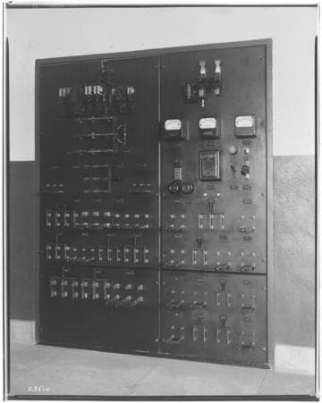 Rector Substation - interior