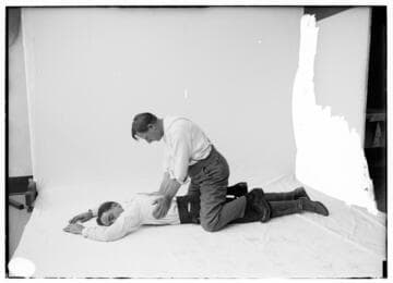 A1.7 - "Safety First" - Artificial respiration, second position on face  [First