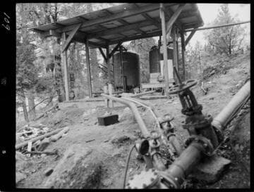 Big Creek - Mammoth Pool - Main chlorinators for camp water supply
