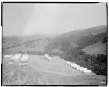 Vincent Transmission Line - Construction Camp in Brea Canyon