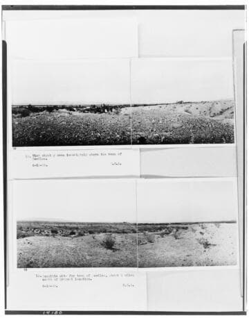 Colorado River - Photos possible sites for relocation of the town of Needles captioned