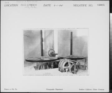 Big Creek Huntington Lake Dams - Interior of Gate House