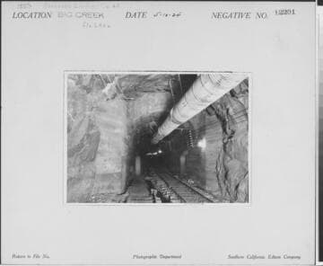Big Creek, Florence Lake Dam - Concrete Lining of Ward Tunnel