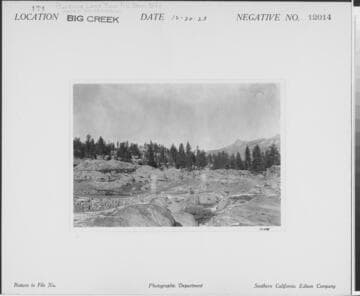 Big Creek, Florence Lake Dam