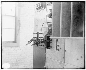 The switchboard at San Pedro Substation