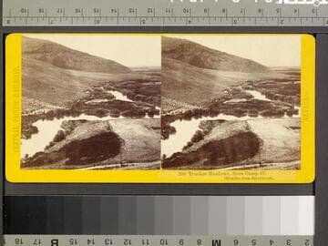 [288. Looking across Truckee Meadows, toward Sierra Nevada Mountains, near Camp 37.]