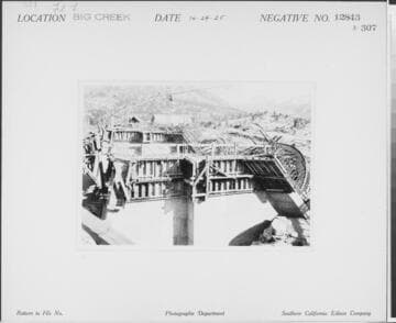 Big Creek, Florence Lake Dam