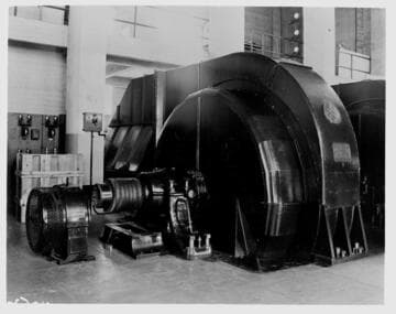 Condenser / syhnchronous motor at powerplant