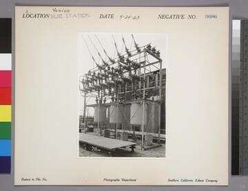 Venice Substation - transformer rack