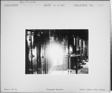 San Fernando Substation - Interior