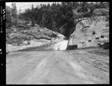 Big Creek - Mammoth Pool - East Abutment