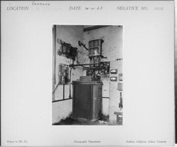 Ventura Substation - interior