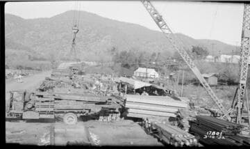 Tule River Powerhouse - Rebuilding Flume Line