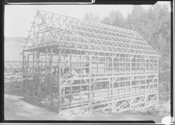 Big Creek, Florence Lake Dam - Warehouse construction