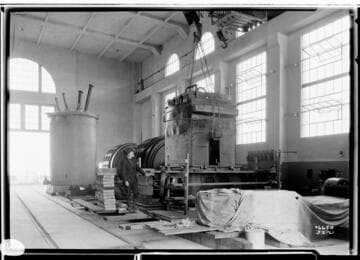 Vestal substation building - Interior