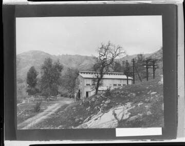 The power house at Kaweah #2 Hydro Plant