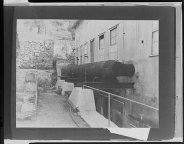 The penstock at Kaweah #2 Hydro Plant