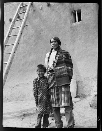 John Concha and son, Taos