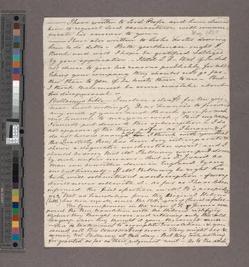 Edgeworth, Maria.  Letter to [Sir] Francis [Beaufort]