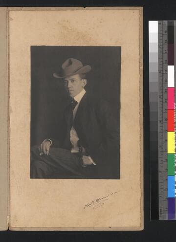 Self portrait of Carl Moon