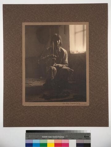 San Felipe Turquoise driller. From pueblo of San Felipe