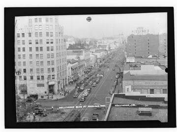 Hollywood Blvd. at Highland Ave., Hollywood, Cal